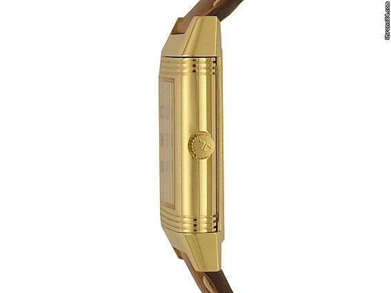 replica Jaeger-LeCoultre Reverso Dame kleines Modell Handaufzug Gelbgold 33x20mm WATCHES 1