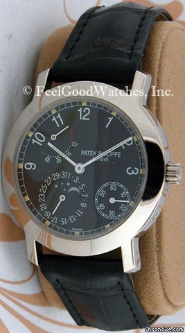 Patek Philippe 5055G Moon Phase / Power Reserve, White Gold
