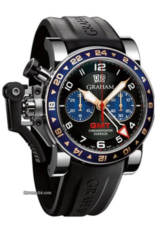 Graham Chronofighter Oversize GMT Steel