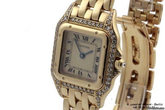 replica Cartier Panthere 18K GG Diamanten WATCHES 1 