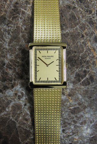 Patek Philippe 18k Yellow Gold Gondolo Mechanical Nos Watch