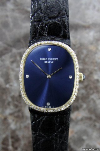 Patek Philippe Ellipse 18k & Diamonds Spectacular Watch