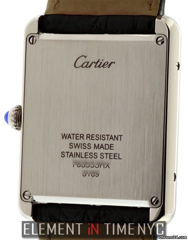 replica Cartier Tank Solo Stainless Steel Silver Dial W5200003 WATCHES 1 