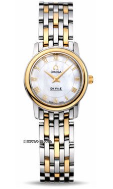 Omega De Ville Prestige Quartz 22 mm Steel And Yellow Gold