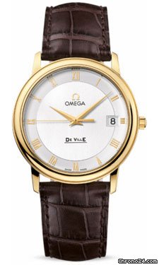 Omega De Ville Prestige Quartz 34.4 mm Yellow Gold