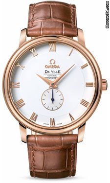 Omega De Ville Prestige Small Seconds Red Gold