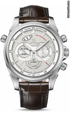 Omega De Ville Co-Axial Rattrapante White Gold