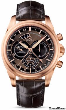 Omega De Ville Co-Axial Chronoscope 44 mm Red Gold