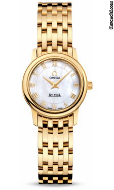 Omega De Ville Prestige Quartz 22 mm Yellow Gold