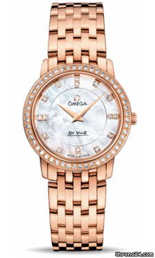 Omega De Ville Prestige Quartz 27.0 mm Red Gold