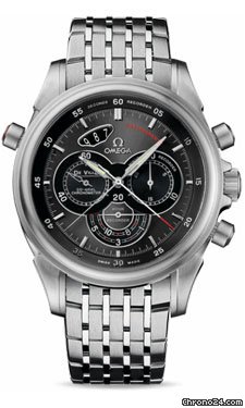 Omega De Ville Co-Axial Rattrapante Stainless Steel