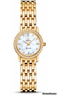 Omega De Ville Prestige Quartz 22 mm Yellow Gold