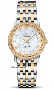 Omega De Ville Prestige Quartz 27.0 mm Steel And Yellow Gold