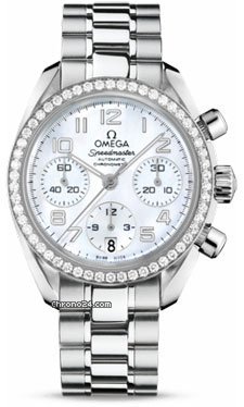 Omega Speedmaster Automatic Chronometer Diamond Bezel
