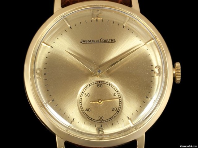 replica Jaeger-LeCoultre 1947 JAEGER-LECOULTRE Vintage Mens Watch - LARGE, 18K GOLD WATCHES 1