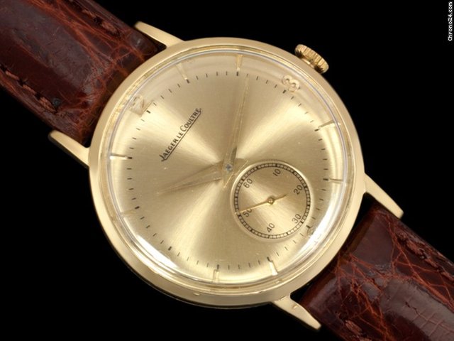 Jaeger-LeCoultre 1947 JAEGER-LECOULTRE Vintage Mens Watch - LARGE, 18K GOLD