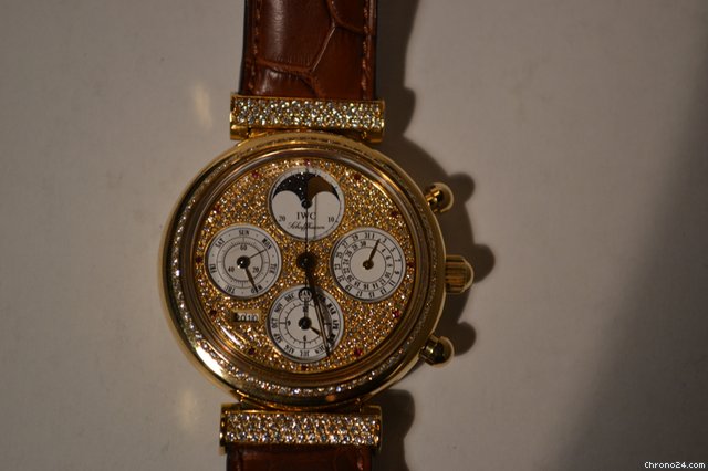 IWC Da Vinci Perpetual Calender diamonds