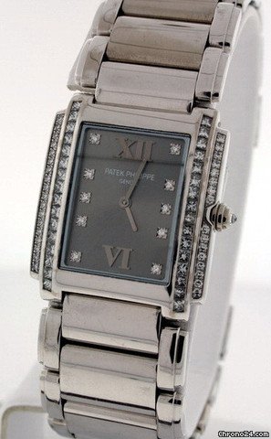 replica Patek Philippe Twenty-4 4910/20G Pre-owned WATCHES 1 