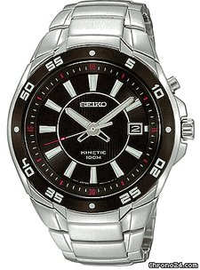 Seiko Automatic Kinetic Stainless Steel Mens Watch SKA433