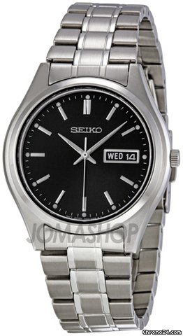 Seiko Black Dial Mens Watch SGGA11