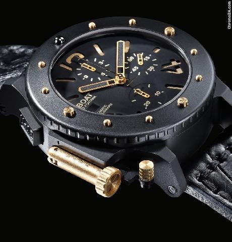 U-Boat U 42 CHRONO GOLD - 100 % NEW - LIMITED
