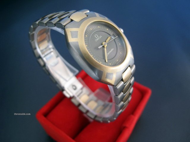 replica Omega Seamaster Midi Titan/Gold 18 Karat Gold WATCHES 1 