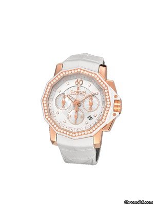 Corum Admirals Cup Challenger 40 Chrono Dia  NEU incl MWST mit B+P