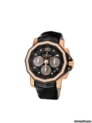 Corum Admirals Cup Challenger 40 Chrono Dia  NEU incl MWST mit B+P