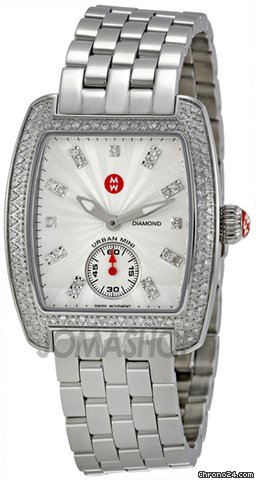 Michele Mini Urban Silver Diamond Sial Ladies Watch MWW02A000508