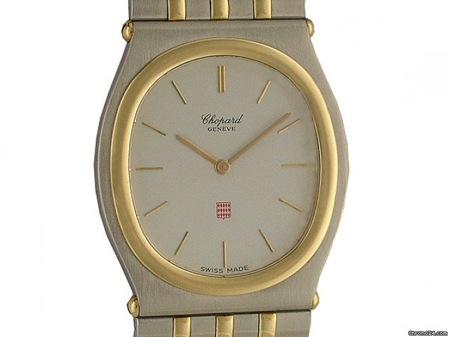 Chopard Monte Carlo Stahl/Gelbgold Vintage 33x29mm