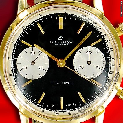 replica Breitling Top Time  2004  18 Kt Gold WATCHES 1 