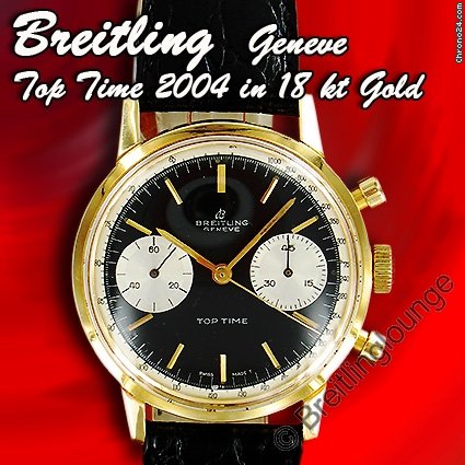 Breitling Top Time  2004  18 Kt Gold