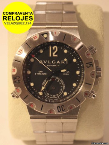 Bulgari GMT 3 usos horarios