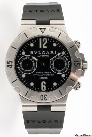 Bulgari Diagono Scuba Chronograph. Model No SCB 38S