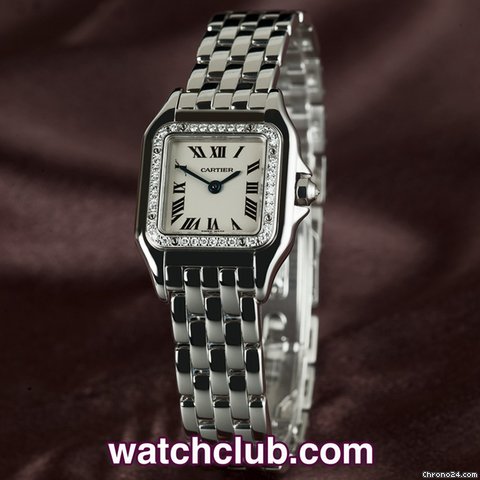 Cartier Lady Panthere - White Gold Diamond Bezel
