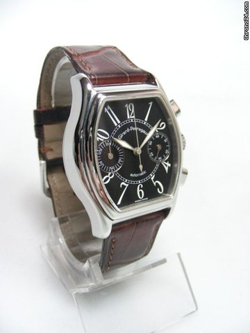 replica Girard Perregaux Richeville chronographe manufacture fond noir deux compteurs WATCHES 1 