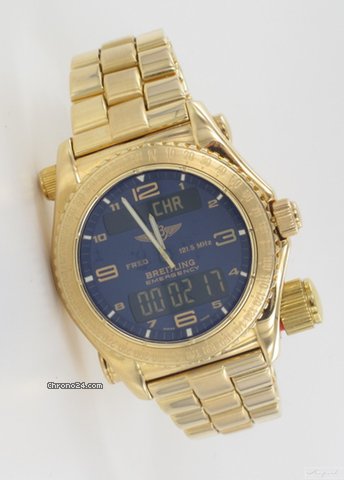 Breitling Emergency in GG Box & Papiere Finanzierung meglich
