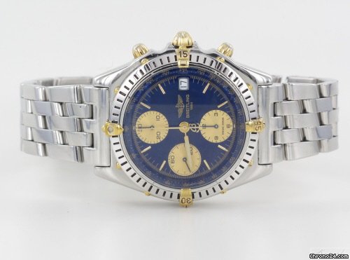 Breitling Chronomat Stahl mit Pilotband in Stahl
