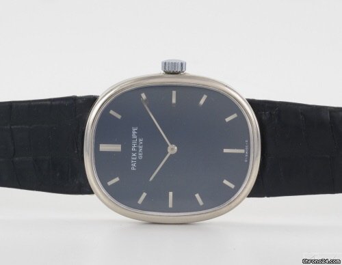 Patek Philippe Golden Ellipse 3548 18kt 750 WEISS GOLD HERRENUHR