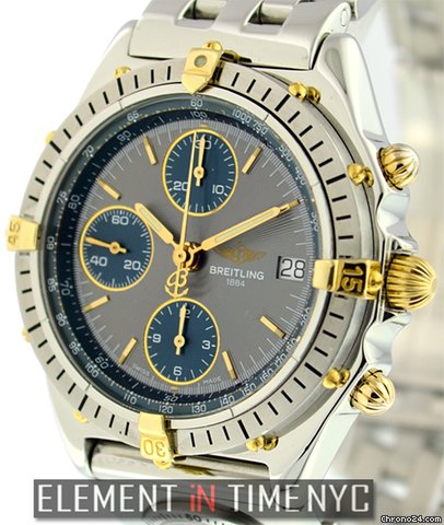 Breitling Chronomat UTC Stainless Steel Grey Dial B13048