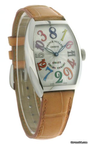 replica Franck Muller Cintree Curvex Crazy Hours Color Dreams Steel Lady 5850 CH WATCHES 1 