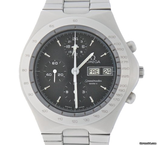 Omega Speedmaster Mark V  Stahl