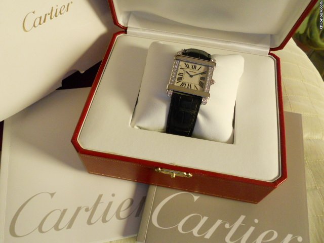 replica Cartier CHINOISE  XLTANK PLATINUM DIAMONDS WATCHES 1 
