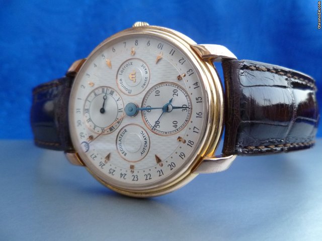 Maurice Lacroix Sehr schene Herren ML Regulateur Automatik mit Glasboden WATCHES 2