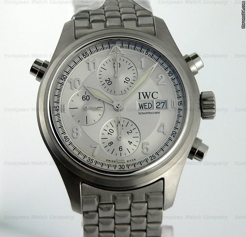IWC Pilot Spitfire Rattapante White Dial SS/SS 42MM
