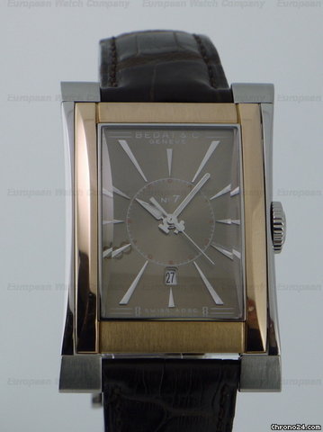 Bedat & Co No. 7 Stainless Steel and Rose Gold