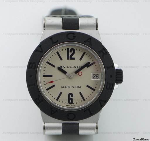 Bulgari Diagono Aluminum Midsize Quartz