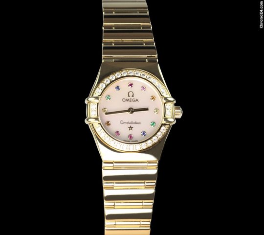 Omega Constellation 18K YG Iris Diamonds [ON HOLD]