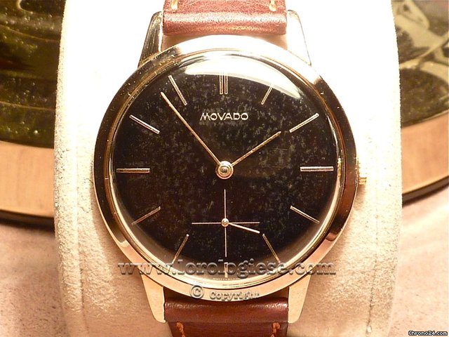 Movado Classic Pink Gold Filled 38mm Oversize Watch