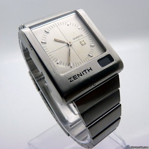 Zenith Futur Time Command 70s Retro RARE Silver Dial